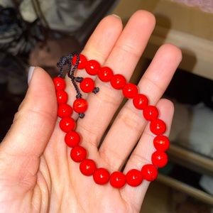 Beads from Columbia South America res bracelet